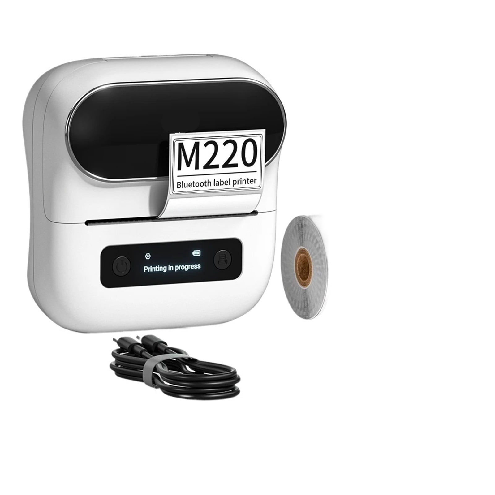Label Printer Handheld Thermal Maker Bluetooth Barcode QR Code Sticker Paper Rolls Labeller