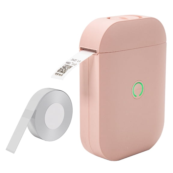 Label Printer Pocket Smartphone Gap Label Maker BT Wireless Thermal Printing 203DPI Support 15mm Width Adhesive Tag DIY Date Journal Study Sticker Compatible with Android iOS for Home Office