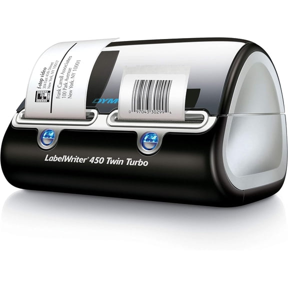 Label Printer | Writer 450 Twin Turbo Direct Thermal Fast Printing Great for Labeling Filing Shipping Mailing Barcodes and More Home & Office Organization
