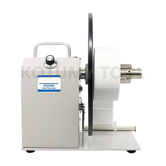 Label Rewinder Two-way Automatic Label Rewinding Machine Barcode Label Sticker Rewinder Label Paper Rewinding Tool ,Easy to Use