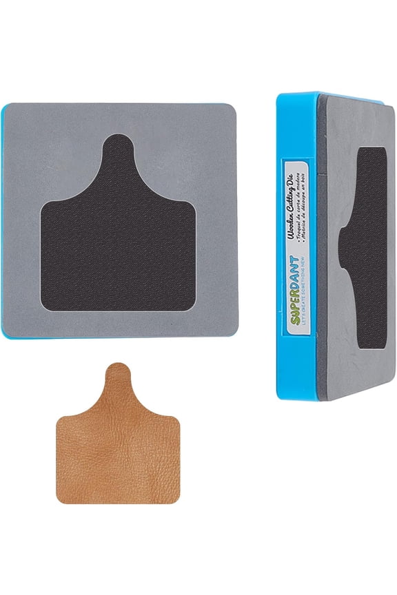 1Pc Wood Cutting Dies with Steel for DIY Scrapbooking/Photo Album with 1Pc Plastic Injection Mold Geometric Pattern Cutting Die: 100x100x9mm