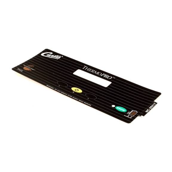 Wilbur Curtis Label, Ucm Panel 1-Batch Optio WC-39417 - Genuine OEM Replacement Part