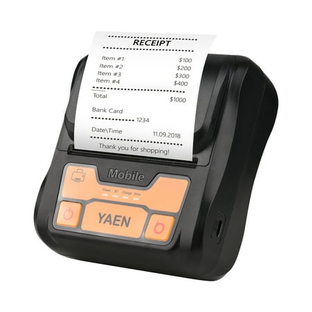 Label printer,Android Adjustable 80mm Thermal Paper S Use With Kitchen Portable Bt Label Thermal Receipt App Compatible Maker 80mm With Ios Label Maker Restaurant Supermarket Printer Bt Use