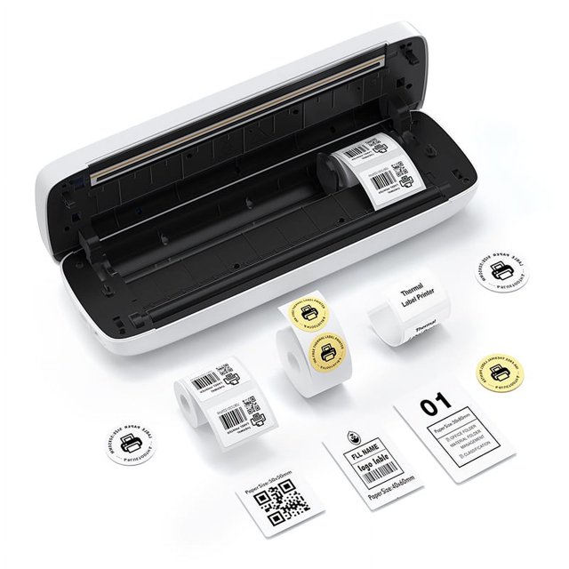 Label printer,Various Paper Sizes Compatible With Paper Printer Thermal