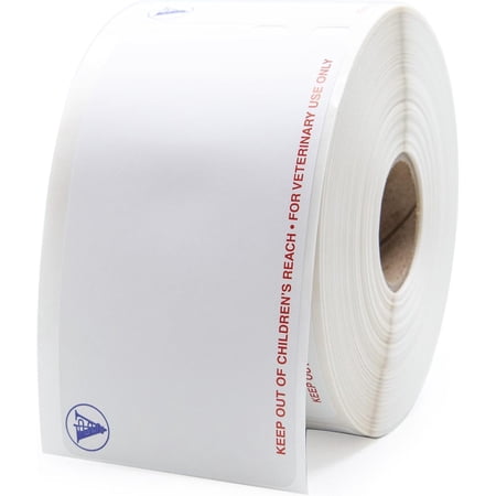 LabelValue.com | IDEXX Compatible Veterinary Labels, 1-15/16" x 3-1/2" - 400 Labels Per Roll, 1 Roll Per Package