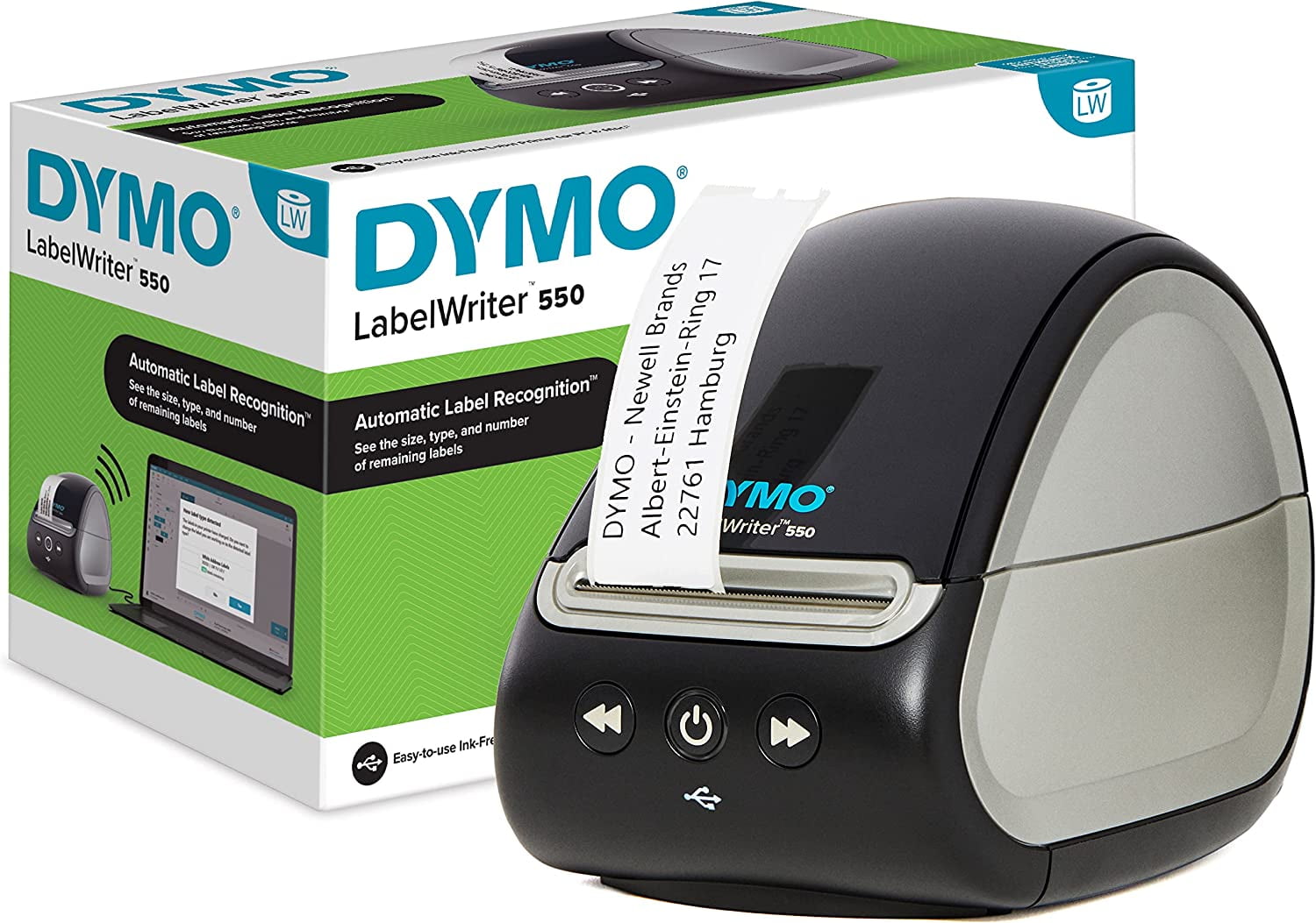 LabelWriter 550 Label Printer labelmaker with Direct Thermal Printing