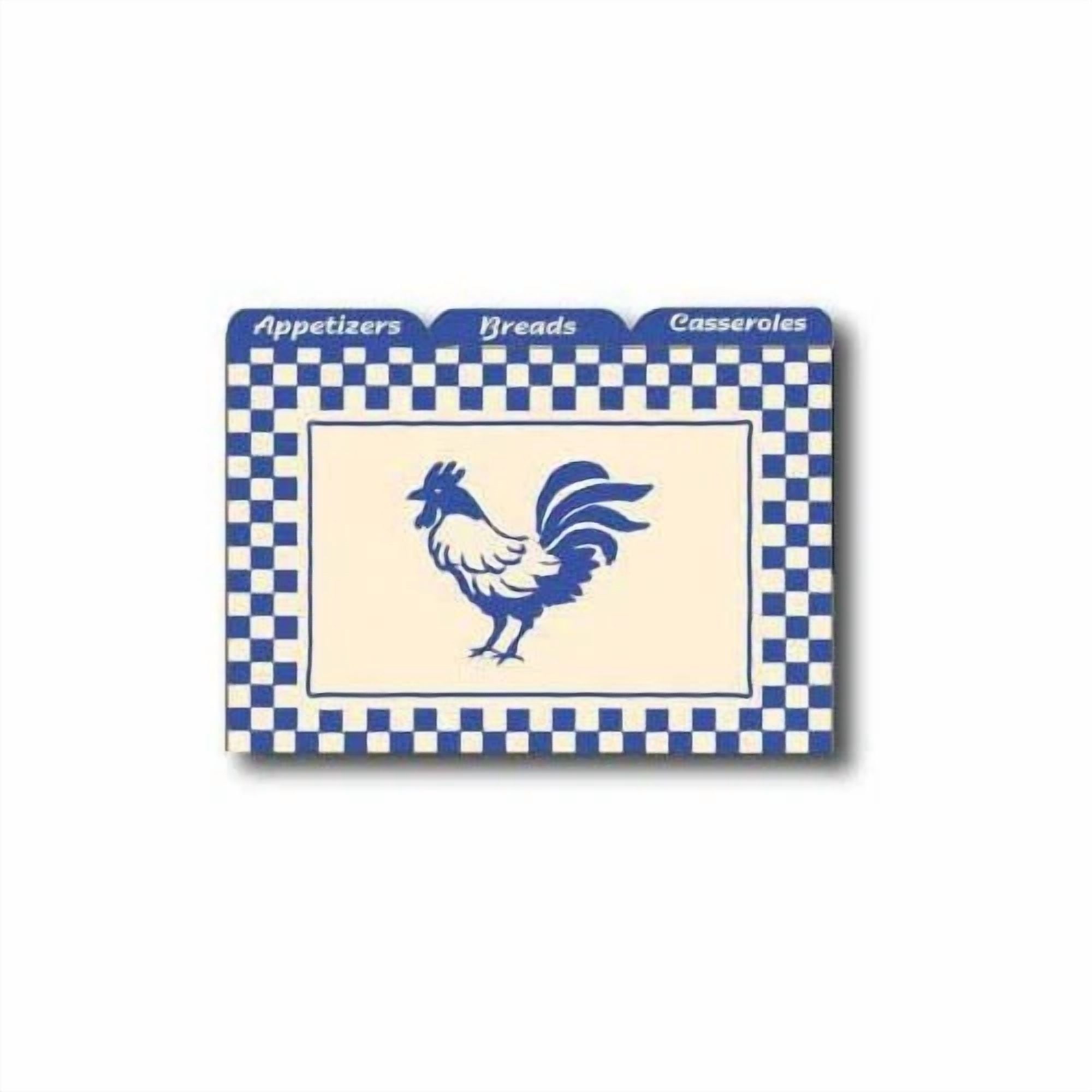 Zyler - Labeleze Recipe Card Dividers 4 X 6 - Rooster