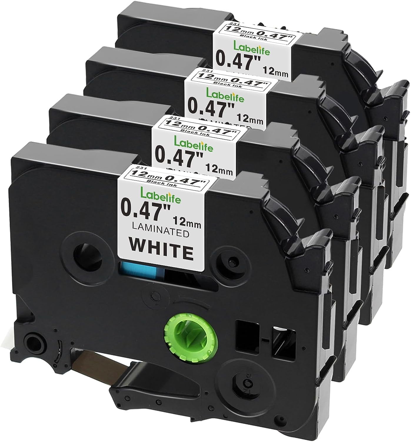 Labelife TZe231 Label Tape Replacement for Brother P Touch Label Maker Tape, TZe TZ Tape 12mm 0