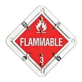 thumbnail image 1 of Labelmaster 81-8WFO 8 Legend Hazmat Flip Placard System for Trailers, White Frame, 1 of 1