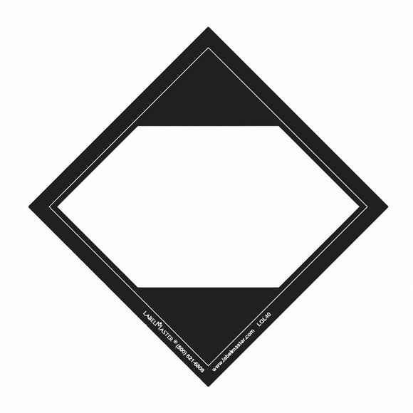 Labelmaster DOT Label,Ltd Quantities,3-15/16" W LQL40