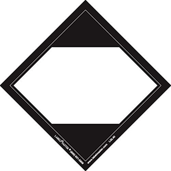 Labelmaster LQL40 Quantity Label, Blank, 100 mm x 100 mm, Paper, (Pack of 500) CA1