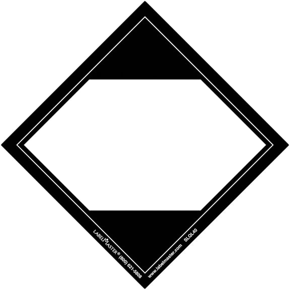 Labelmaster Limited Quantity Label Blank 101mm x 101mm SLQL40