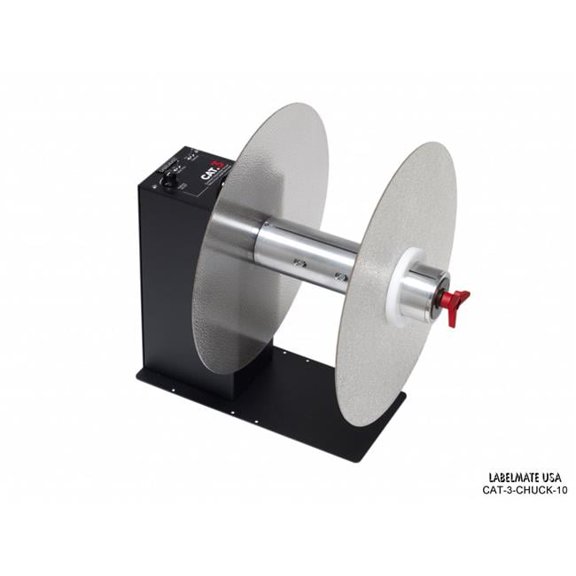 Labelmate USA CAT-3-CHUCK-10 Accessories for Heavy Duty Label Rewinder, Black