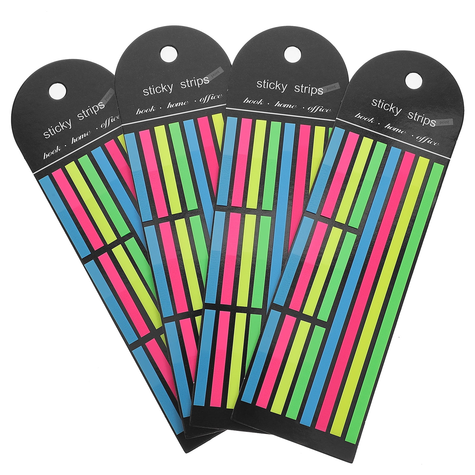 Eease 4Pcs Book Highlighter Tapes & Tabs Set Colored for Annotating