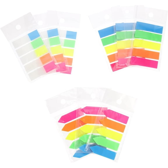 Labels Tabs Sticker Sticky Tabs Page Markers: 900pcs Tabs Bright Colors Page Flags Colored Bookmarks Tabs for School Office Home Colored Tabs Sticker Labels Notebook