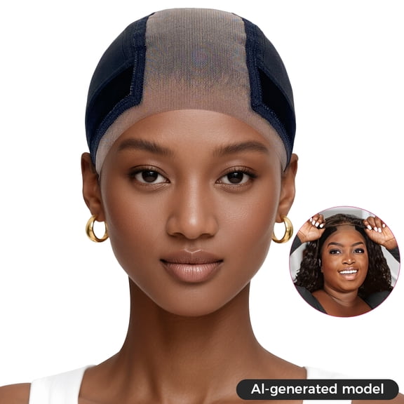 Labhairs Wig Grip Cap for women - Transparent Lace for Frontal Closure, No Glue Needed, Reusable, Lightweight & Breathable, Secure Fit for Wigs