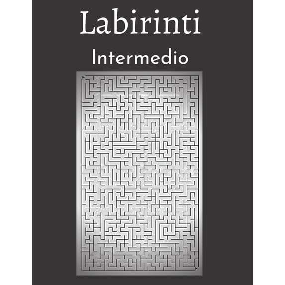 Labirinti Intermedio: 200 Labirinti Con Soluzioni - Livello Intermedio - Per Bambini, Ragazzi, Adulti e Anziani, (Paperback)