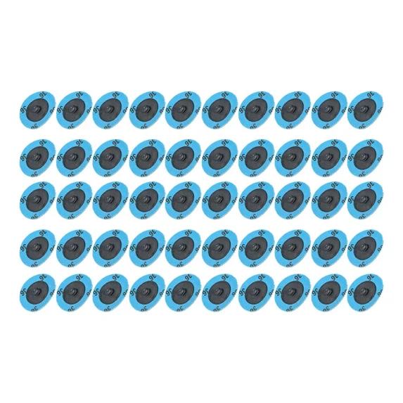 Lablt 36 Grit 50× 2" Zirconia Roll Lock Die Grinder Sanding Disc Quick Change