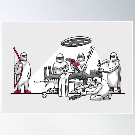 Labmans Prepare An Alien Poster Wall Art, Modern Wall Decor For Living Room Bedroom, 8x12 UNFRAMED