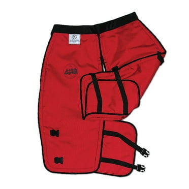 Labonville Full-Wrap Chainsaw Safety Chaps, Burnt Orange - 2X-Long