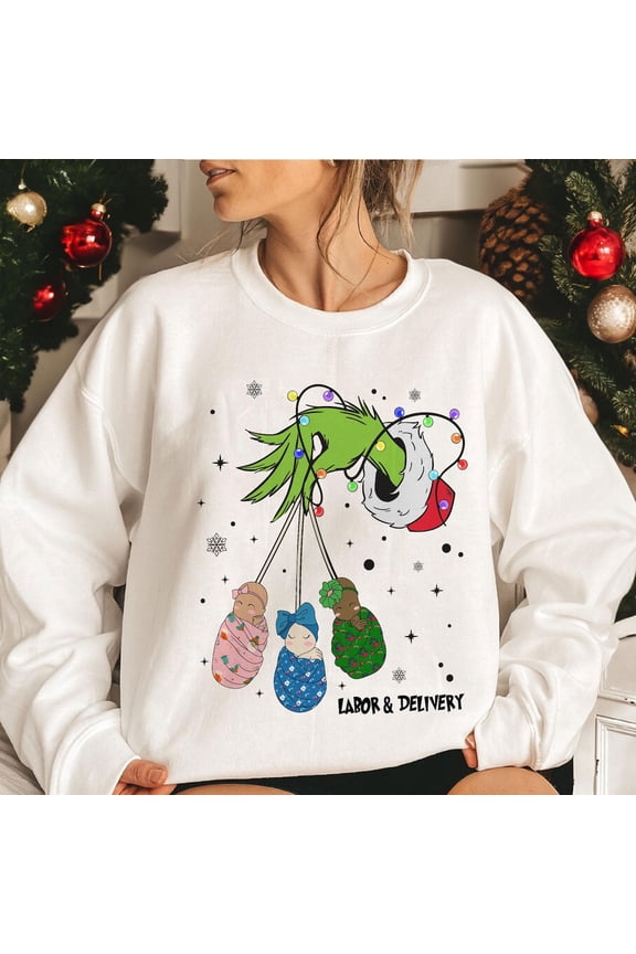 Labor And Delivery Nurse Sweatshirt, L&D Nurse , Baby Ob Rn Sweater, L And D Nurse Crewneck, Mother Baby SWEATSHIRT All Size S-5XL