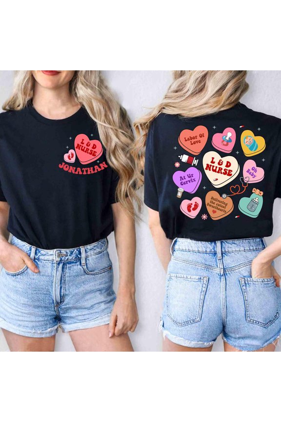 Labor And Delivery Nurse Valentine Shirt, Delivery Nurse Valentine LD Nurse, NICU OB Nurse Valentine Nurse Mother Baby Nurse All Size S-5Xl