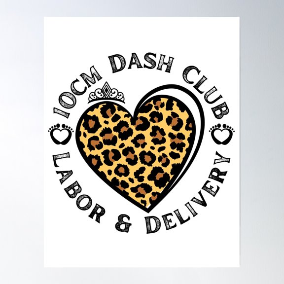 Labor And Delivery Poster Wall Art, Modern Wall Decor, 8x12 UNFRAMED