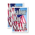 thumbnail image 1 of Labor Day Sale (2-Pack) 24 Inch x 36 Inch Vinyl Decals | Sign Insert Peel & Stick Decals Stickers Window Signs | Seasonal Promotions, Retail Discounts, Event Marketing | Made in USA, 1 of 3