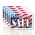 thumbnail image 1 of Labor Day Sale Yard Sign 5 Pack of 24 Inch x 36 Inch Single Sided Weatherproof Heavy-Duty Plastic with Stake | Seasonal Promotions, Retail Discounts, Event Marketing | Made in USA, 1 of 7