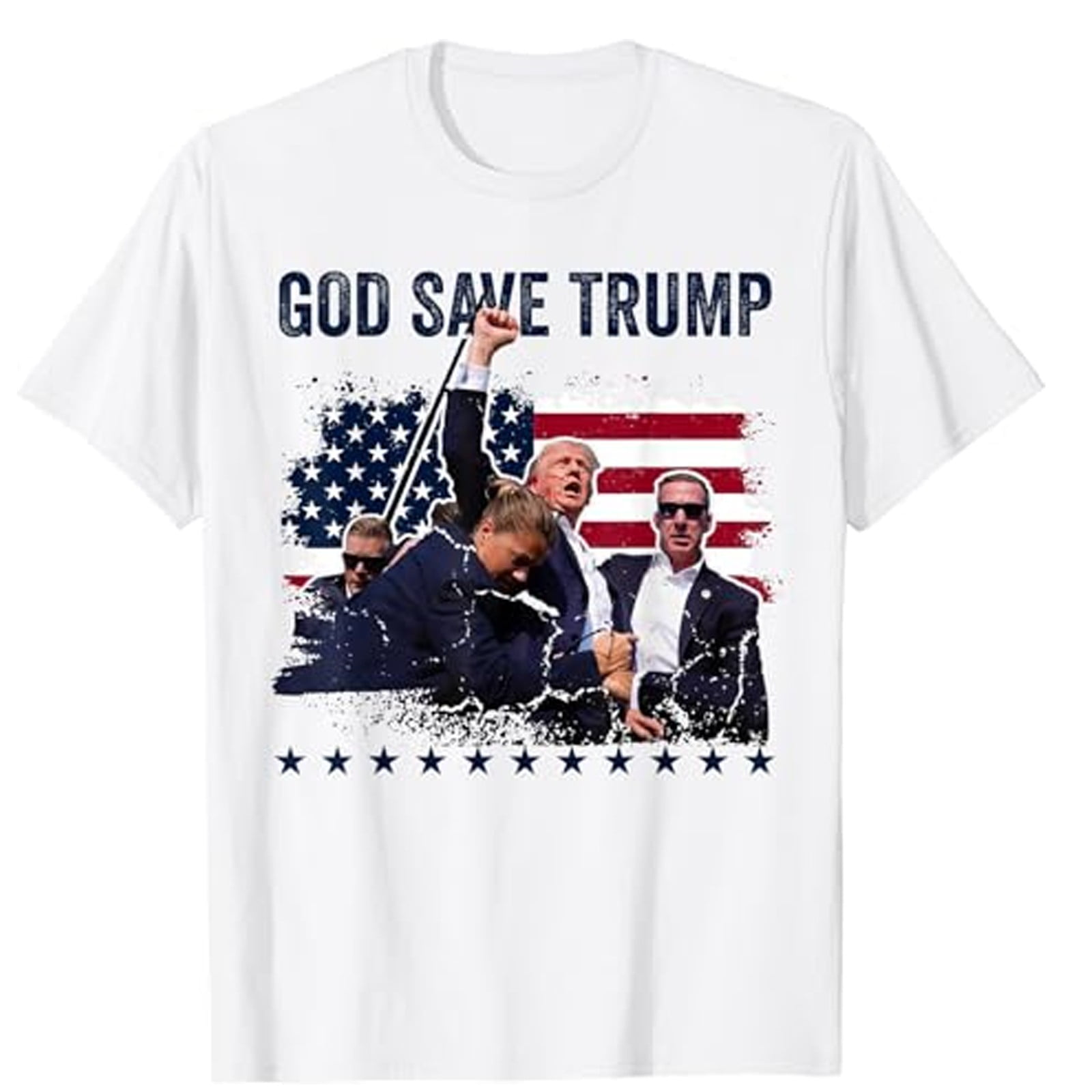 Labor Day Sales 2packs BoysTops,God Want President Survive Fight Shot