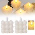 Labor Day Savings Candles & Holders ,Battery Operated Pumpkin Candle