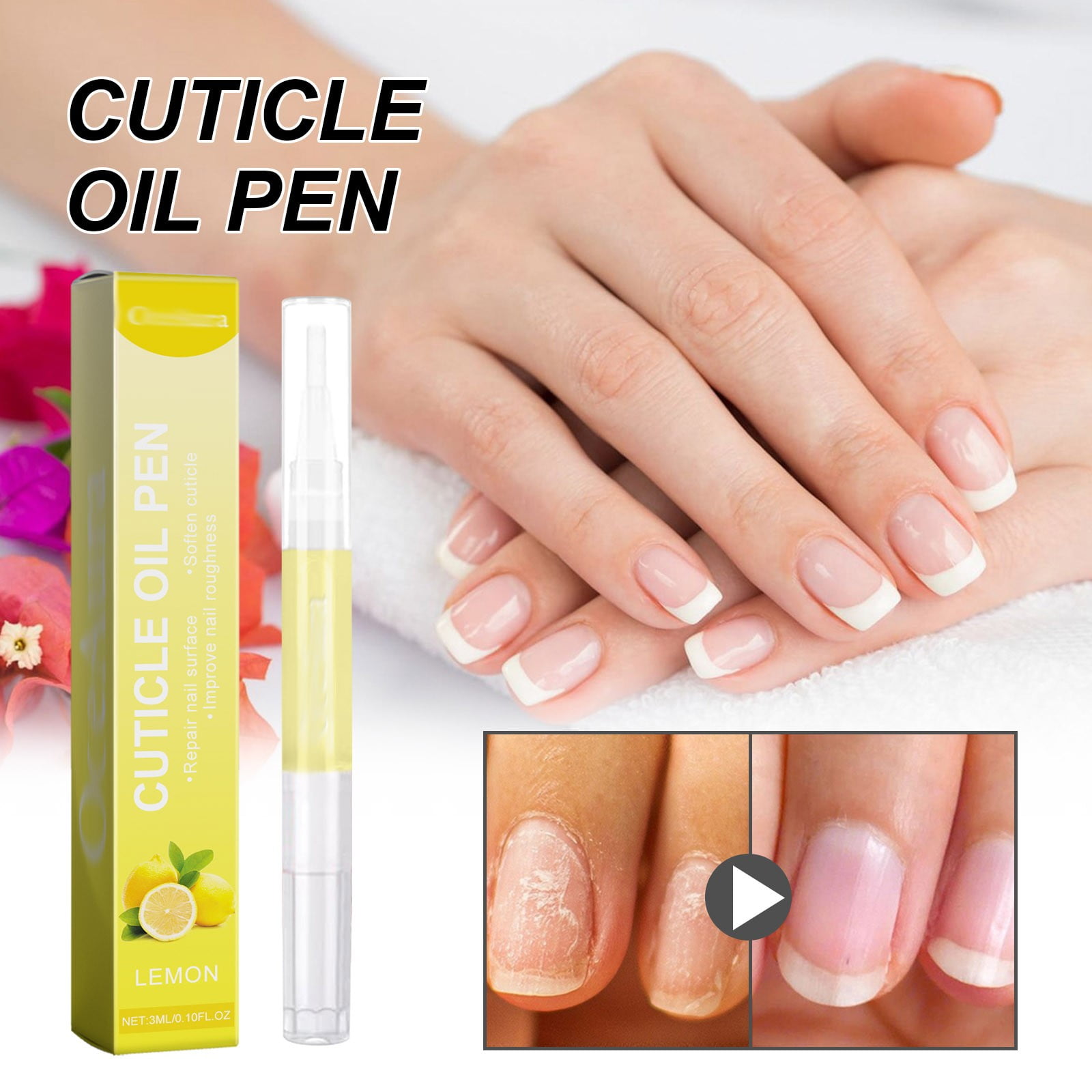 Labor Day Savings Nail Care,Natural Cuticle Oil Pen 6 Colors