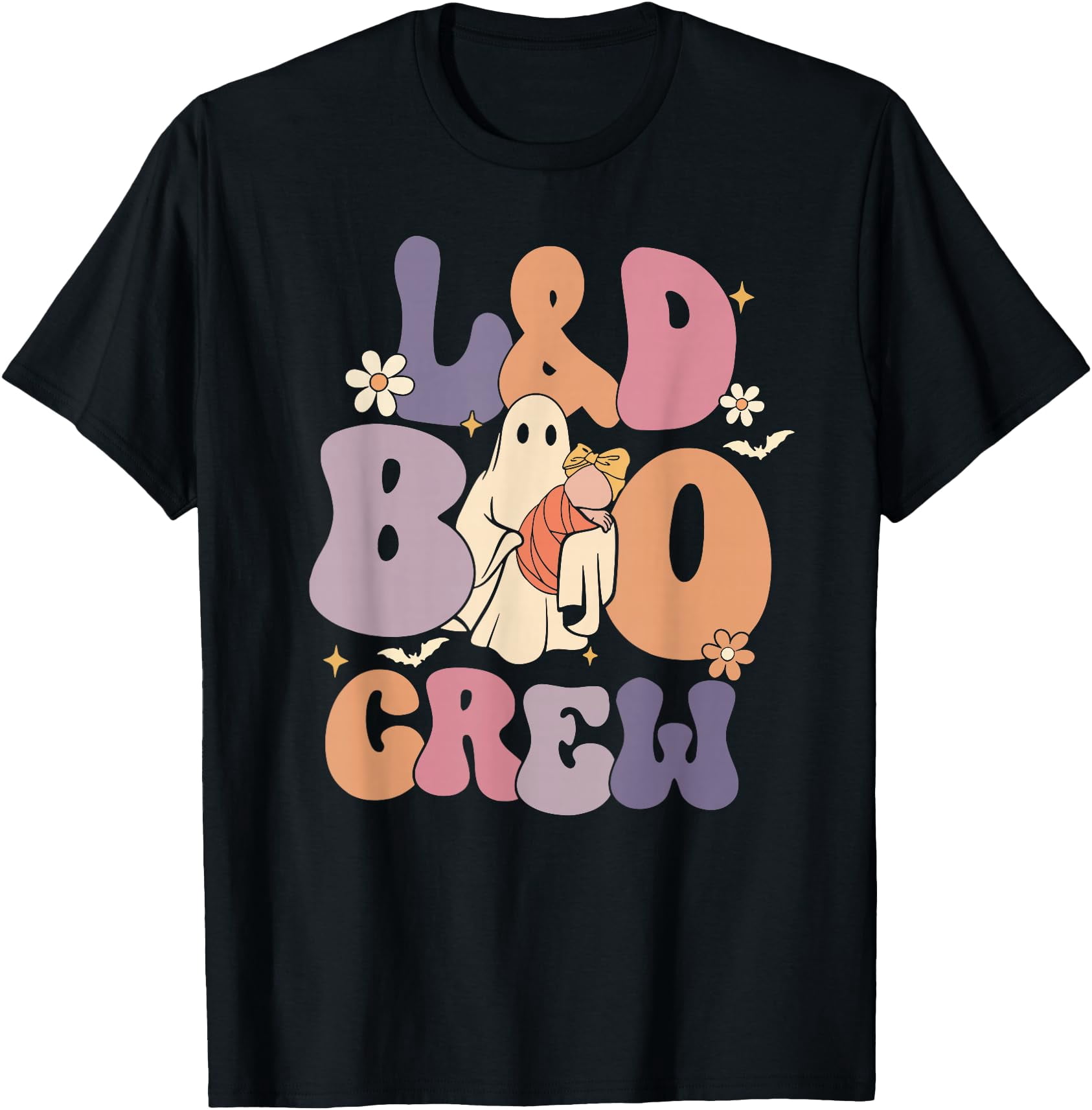 Labor & Delivery Boo Crew L&D Boo Crew Halloween Costume T-Shirt ...