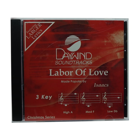 Labor Of Love Made Popular by Isaacs NEW CD Accompaniment