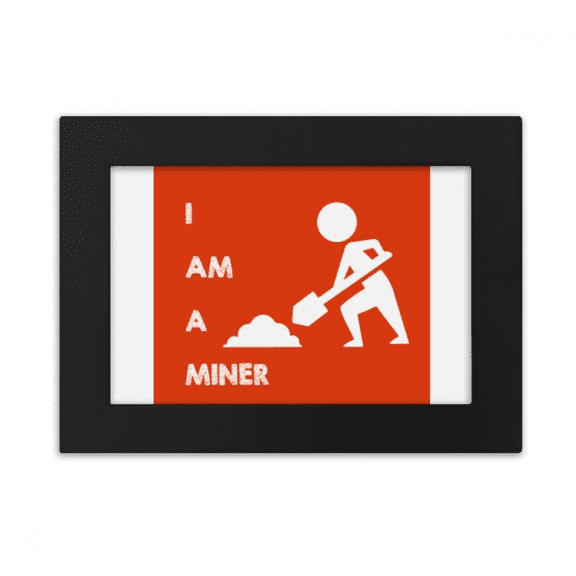 Labor Resources Spade Mineral Miners Desktop Photo Frame Ornaments Picture Art Painting