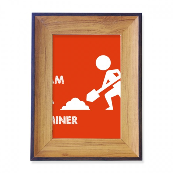 Labor Resources Spade Mineral Miners Photo Frame Exhibition Display Art Desktop Painting