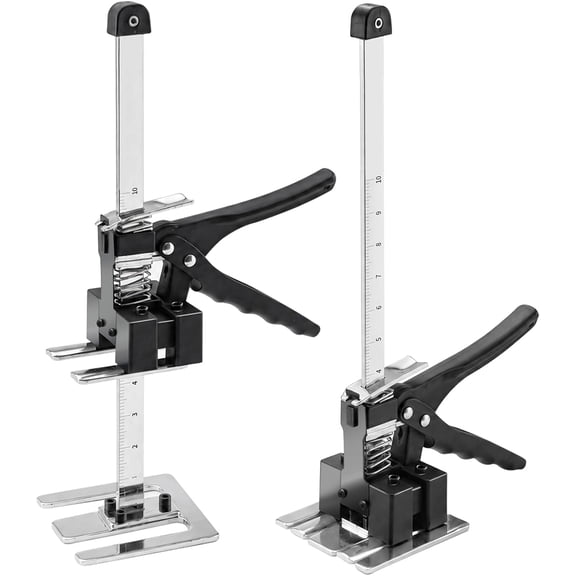 Labor Saving Arm Jack 2 Pack, 15.5 Inch Manual Jack Tool, Multi-Function Furniture Lift, Bearing 440 lbs Lift 6.7 Inch, for Cabinet and Wall Tile Height Adjuster Handheld Tool