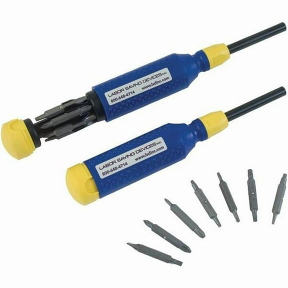 Labor Saving Devices Labor Saving Devices Megapro 15-in-1 Standard Bit Screwdriver