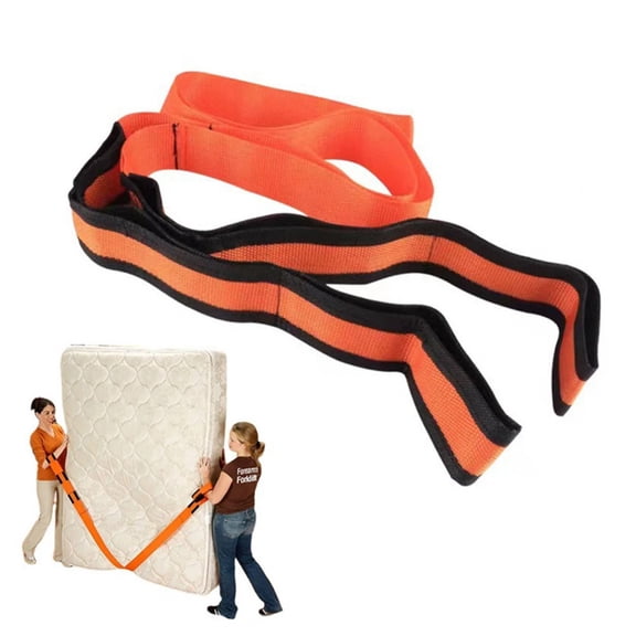 Labor Saving Furniture Moving Belt Rope Tension 2-Person Lifting Straps Lift Move Carry Appliances Mattresses Up Easily