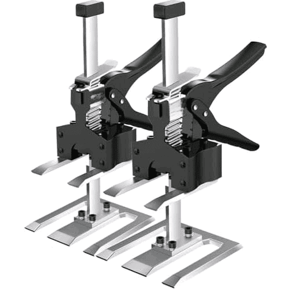 Labor Saving Handle 12 in Furniture Jack Drywall Lift for Wall Tile Locator, Multi-Function Height Adjustment Lifting Device,Door Panel,Lever Arm Lifter Tool Board Weight 330lb, Lift Range 6.7in