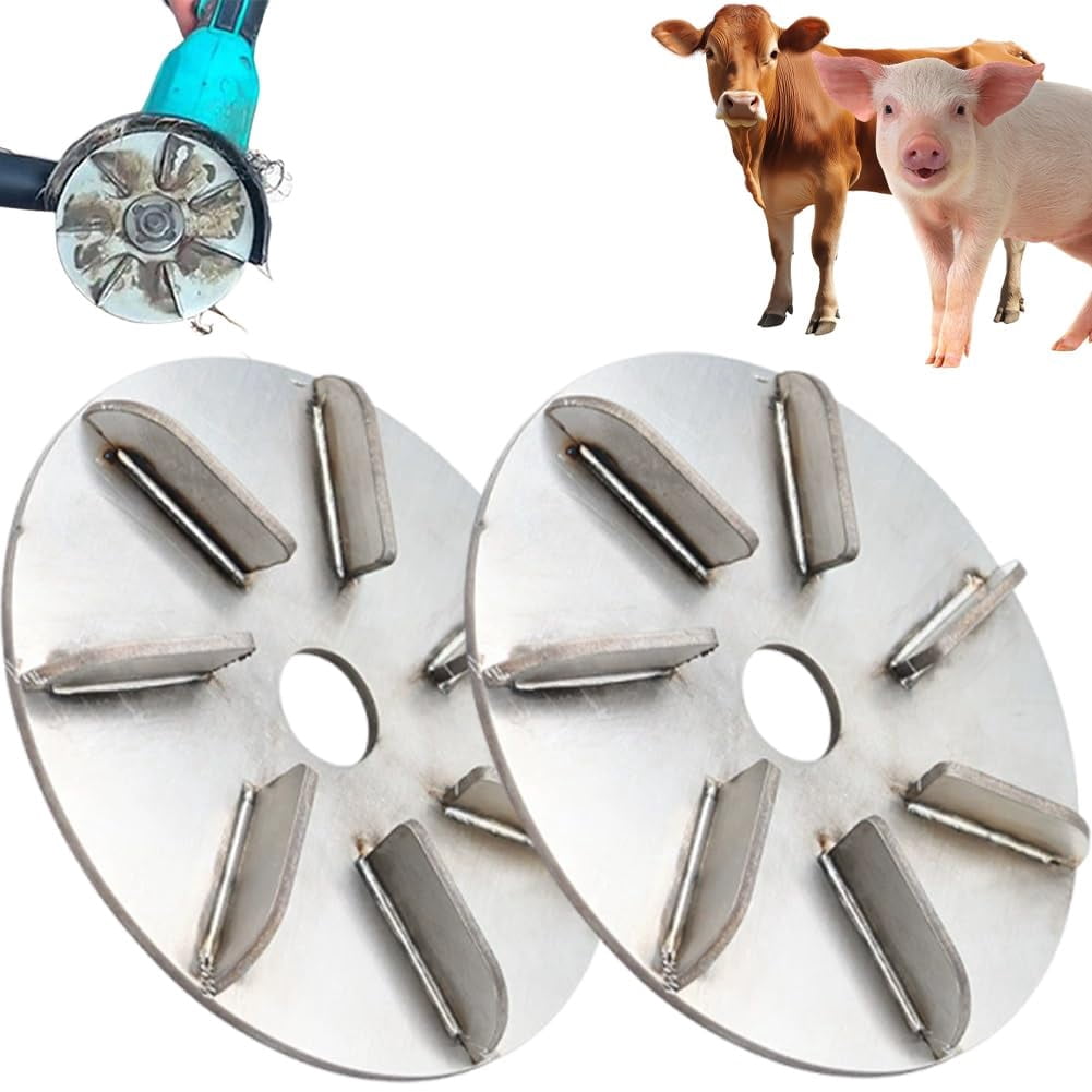 Labor Discs Labor-Saving Pig Hair Remover Scraper Disc, Hog Scraper Tool for ...