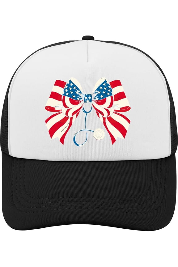 Labor and Delivery Nurse Bow Coquettes L&Ds 4th of July Womens Running Hat Hiking Hats for Women's Breathable Cap Sun Hat