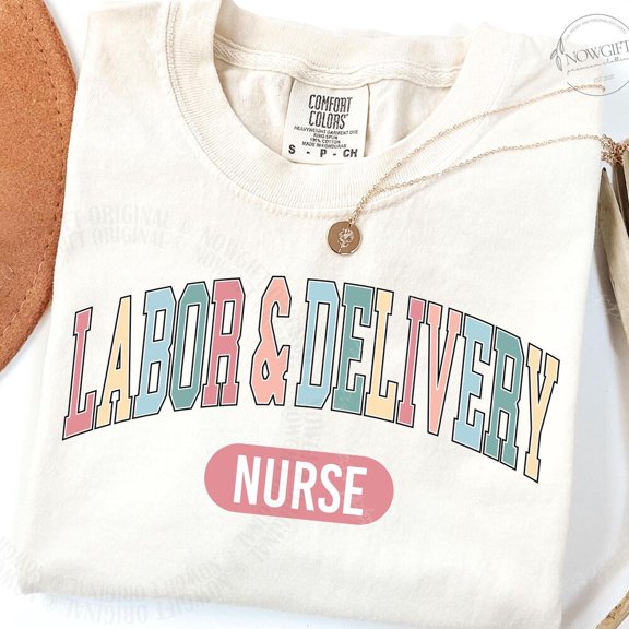 Labor and Delivery Nurse Shirt, Coquette Bow L&D Nurse T-Shirt, Springtime Labor Nurse Tshirt, Spring Delivery Nurse Tee, Nursing Shirt