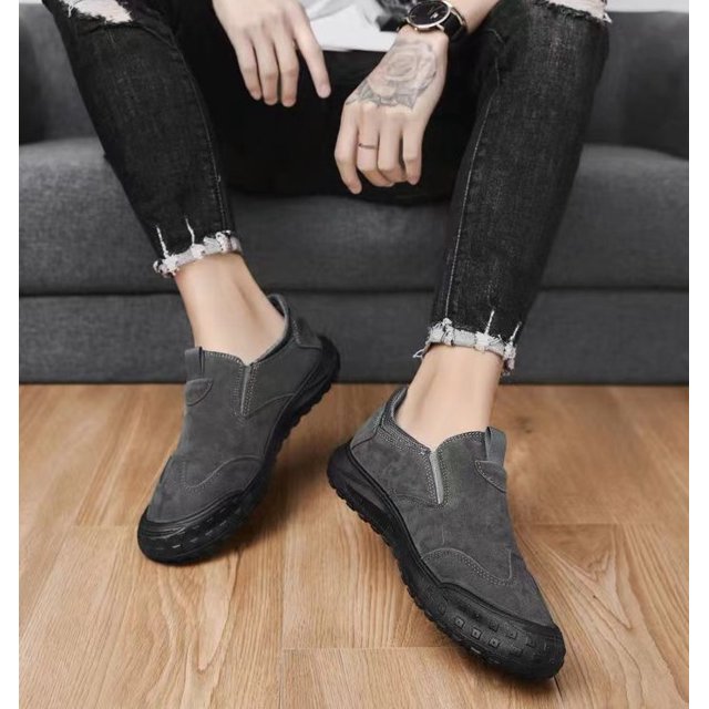 Labor protection shoes, men's shoes, summer low cut waterproof leather