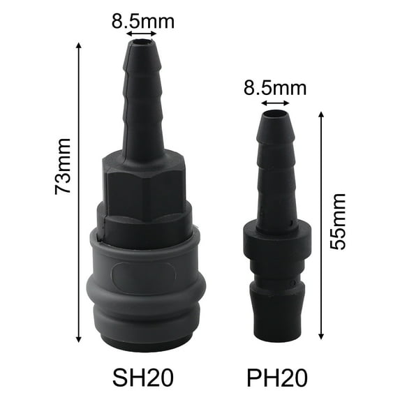 Labor saving Connection Suitable for 8mm Tubes Lightweight and Compact Design Pneumatic Fittings Self Locking Connector