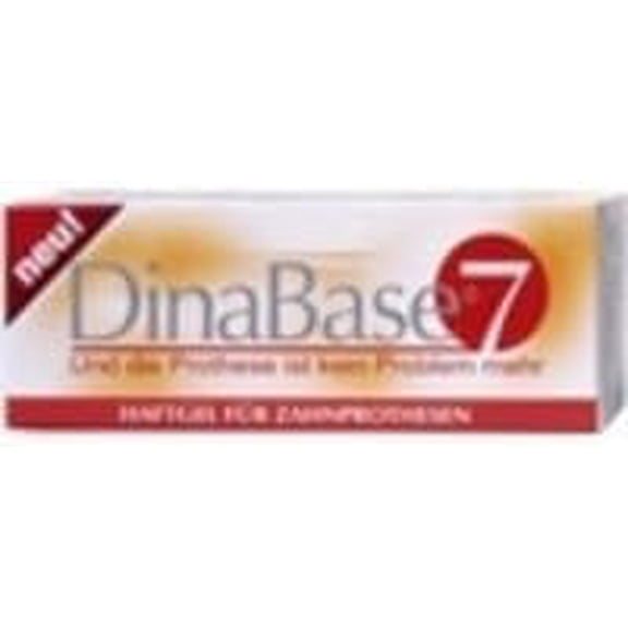 Laboratoire Medident DINABASE 7 Thermoplastic Denture Adhesive - Clear Paste for Acrylic, Porcelain, Metal Dentures - Long-lasting Adhesion for Up to 7 Days