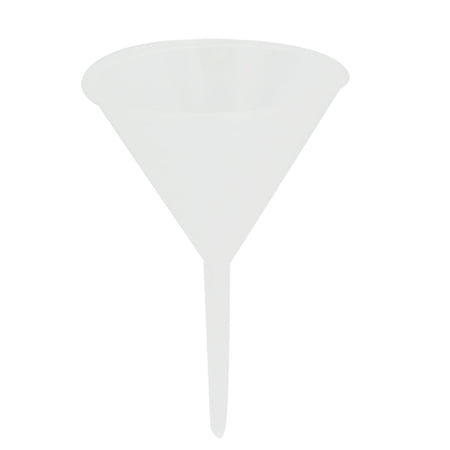 Laboratory Channel Liquid Clear White Plastic Filter Funnel 90ml