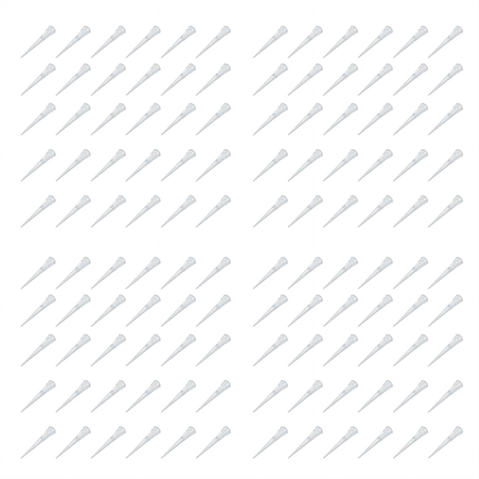 Laboratory Clear White 10UL Lab Liquid Pipette Pipettor Tips 3000 Pcs