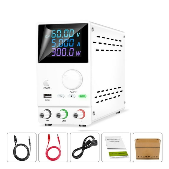 Laboratory DC Power Supply Adjustable Unit 30V 10A 5A 60V 3A Voltage Stabilizer Regulator USB Switching Power Source ,Voltage Consistency