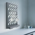 thumbnail image 1 of Laboratory Drying Rack PP Draining Peg Board for Tube Flask Glassware Wall Mount, 1 of 8